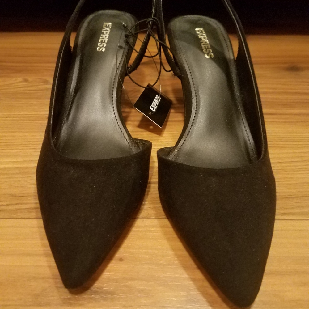 Black Express heels size 6